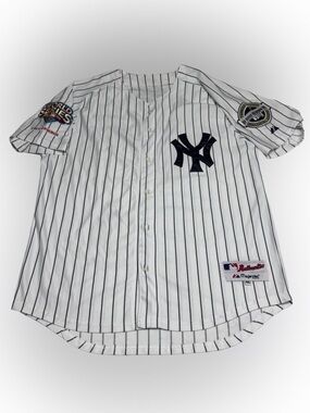New York Yankees Derek Jeter Jersey 2009 Inaugural Season Stadium Sz 50 XL NWOT